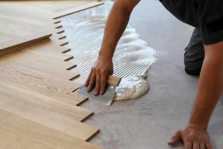 Floor demolition and subfloor prep in the Emerald Coast